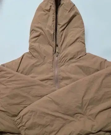 다운 자켓 무인양품 베이지