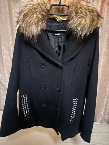 00's 퍼 피 코트 스터드 p 코트