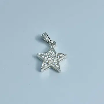 925 silver 목걸이 탑 별