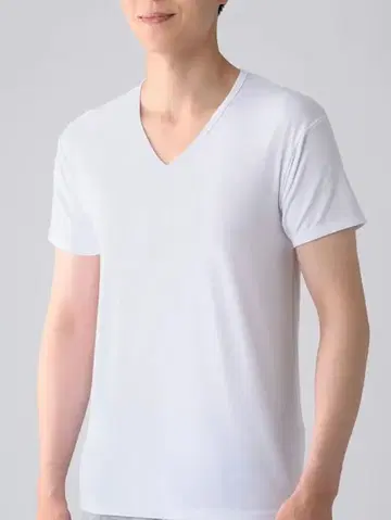 파이텐 M 화이트 V넥 내의