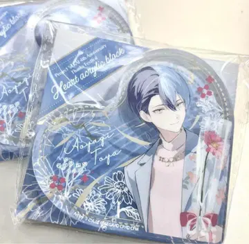 아오야기 토우야 감사제 하트형 아크릴 블록 1점