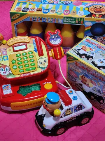 호빵맨 볼링 & 말하는 순찰차 & 호빵맨 계산대