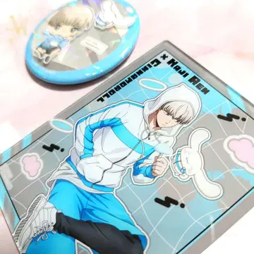 카지 렌 산리오 아크릴 카드 캔뱃지 윈브레 WIND BREAKER