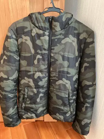 NANO UNIVERSE 카모 패턴 다운 자켓