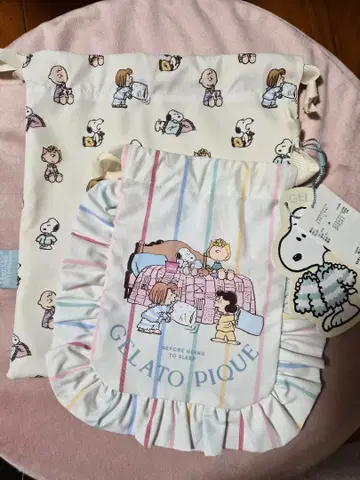 [새상품] 젤라또피케 [PEANUTS] 오리지널 아트 복조리 2세트