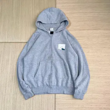 미래 백화점 도라에몽 풀 집업 후드티 그레이 L