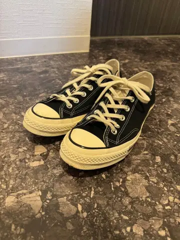 컨버스 CT70 BLACK LOW CUT 블랙 26.0cm