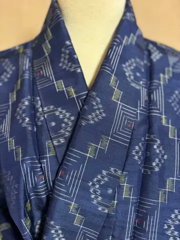 류큐 명주 기모노 (홑옷)