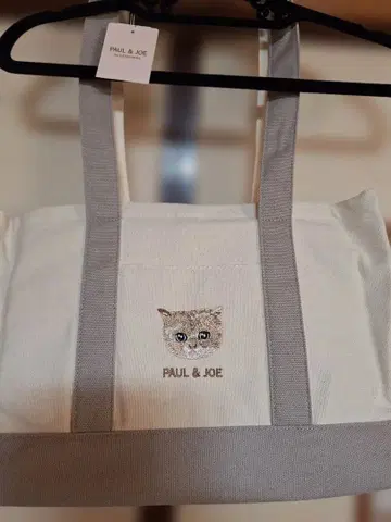 PAUL & JOE 고양이 자수 토트백