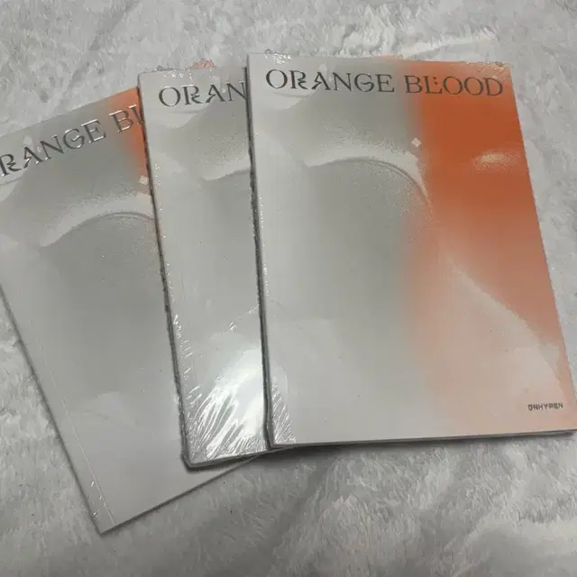 ENHYPEN 엔하이픈 ORANGE BLOOD 엔진버전 앨범 미개봉 양도