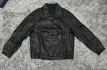 블랙 가죽 자켓