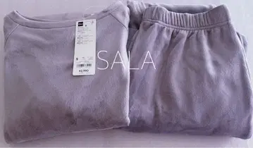 GU 메렝게 필 라운지 세트 긴팔&롱 팬츠 퍼플 S