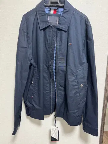 타미힐피거 네이비 집업 자켓