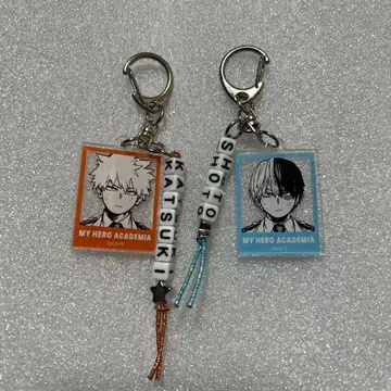 나의 히어로 아카데미아 네임 파츠 키링 바쿠고 카츠키 토도로키 쇼토