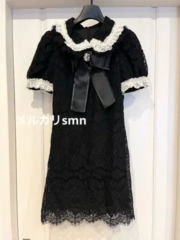 robe de fleurs 드레스 XS 블랙 슈가