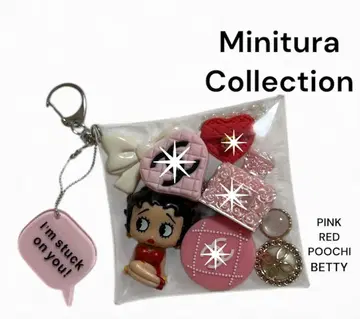 가챠 파우치 Betty Boop 베티짱 핑크 파우치 CC