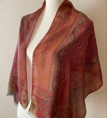 ETRO 에트로 실크 혼방 올 패턴 스카프 스톨 페이즐리 이탈리아제