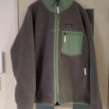 Patagonia 플리스 자켓 그레이/그린