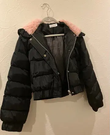 D&G 블랙 다운 자켓 후드 부착 미사용 새상품