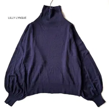 [새상품급] 릴리린 실크 x 캐시미어 니트 벌룬 슬리브 니트