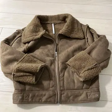 MURUA 무루아 BASIC 보아 옷깃 무스탕 코트