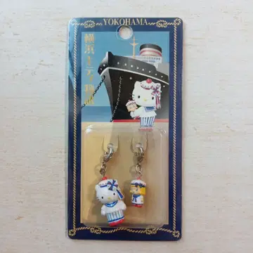 요코하마 키티 이야기 산리오 헬로키티 지퍼 마스코트 2002년