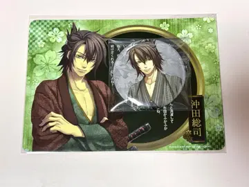 박앵귀 오키타 소지 월영노초 메시지 카드 캔뱃지 세트