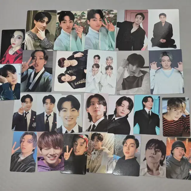 BTS 정국 포토카드 일괄