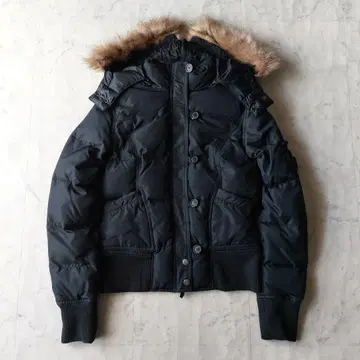 archive y2k 00s 쇼트 기장 N2B 다운 자켓 S 블랙