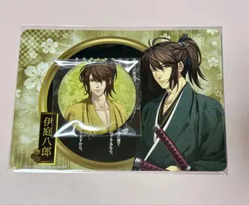 박앵귀 월영초 이바 하치로 메시지 카드 캔뱃지 세트