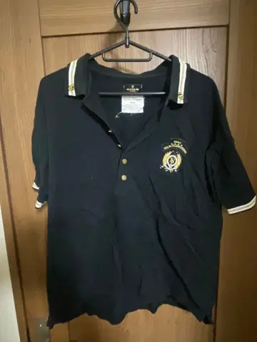 VALENZA Po SPORTS 블랙 피케 셔츠 사이즈 M