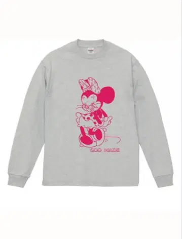 riru select minnieJerry longL/S T 네온 핑크