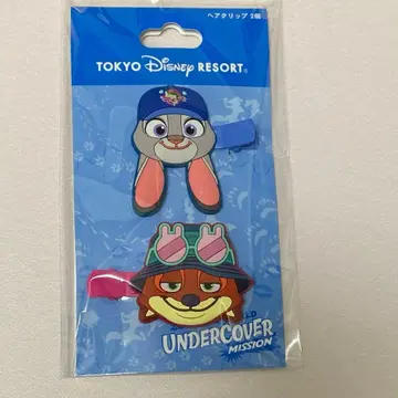 디즈니 리조트 주토피아 헤어 클립