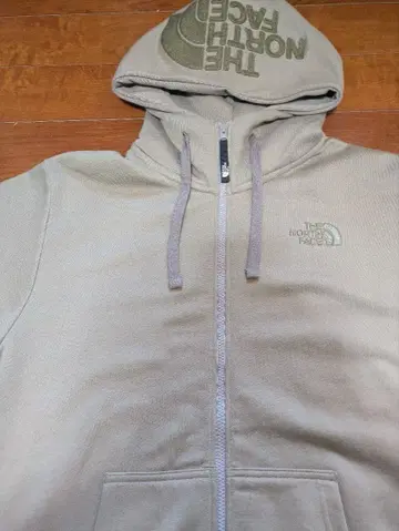 THE NORTH FACE 베이지 풀 집업 후드티