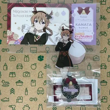 오미 카나타 아크릴 스탠드+티켓풍 카드 루돌프풍 의상 ver.