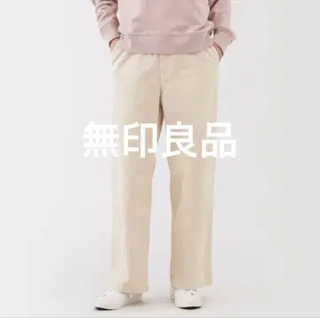 [ 무인양품 ] 스트레치 코듀로이 이지 스트레이트 팬츠 M