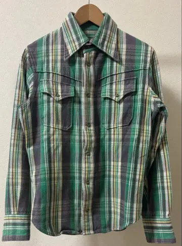 TMT 티엠티 플란넬 셔츠 웨스턴 셔츠 긴팔 긴팔 셔츠