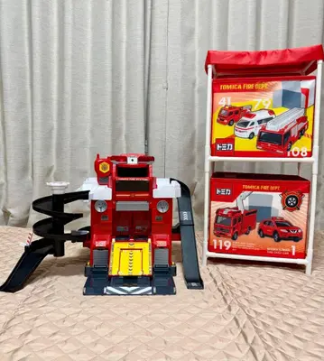 [ 덤 포함 ] 토미카 파이어 스테이션 무선 소방서