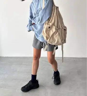 캐널진 엘마르 드로우 스트링 백팩/냅색