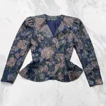 장밋빛 인생 플라워 자켓 일본제 쇼와 레트로 레어 빈티지