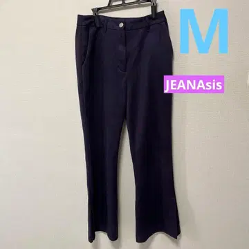 JEANASIS 네이비 (퍼플) 플레어 팬츠 M