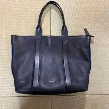 Paul Smith 블랙 가죽 토트백
