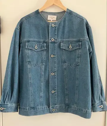 사만사 모스모스 블루 데님 자켓