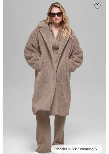 ALO yoga 보아 코트 테디 코트