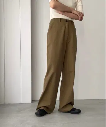 CANAL JEAN 캐널진 El mar 스퀘어 포켓 스트레이트 팬츠