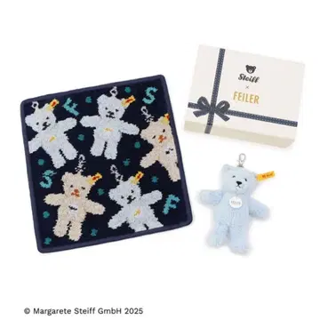 Steiff (슈타이프) 페이러 콜라보 손수건 키링