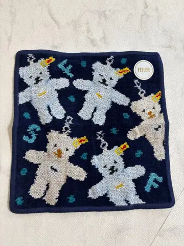 FEILER 테디베어 손수건 슈타이프 콜라보