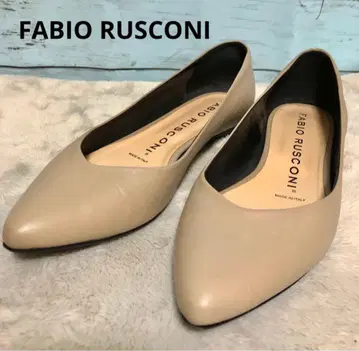 FABIO RUSCONI 파비오 루스코니 베이지 펌프스 플랫