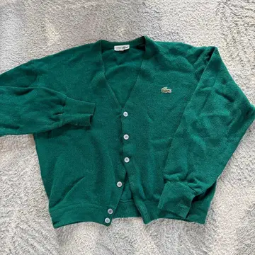 Lacoste 그린 가디건