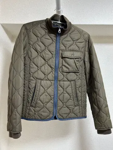 GAP 퀼팅 자켓 올리브 그린